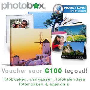 iBood - Photobox Voucher t.w.v. €100,- voor o.a. Fotoboeken, Canvassen en Kalenders iBood - Photobox Voucher t.w.v. €100,- voor o.a. Fotoboeken, Canvassen en Kalenders