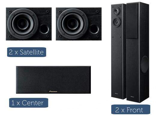 iBood - Pioneer 5.0 Home Cinema Luidsprekerset iBood - Pioneer 5.0 Home Cinema Luidsprekerset