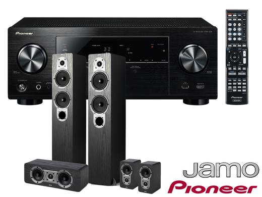 iBood - Pioneer 5.2 A/V-receiver + Jamo Black Ash speakerset iBood - Pioneer 5.2 A/V-receiver + Jamo Black Ash speakerset