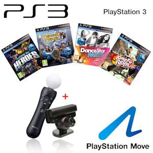 iBood - Playstation Move Bundel met 4 games iBood - Playstation Move Bundel met 4 games