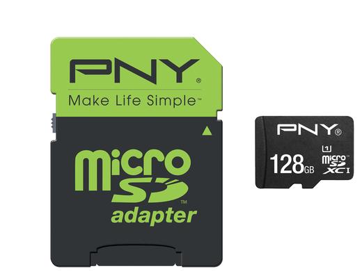 iBood - PNY 128GB MicroSDXC Kaart – Class 10, UHS-1 iBood - PNY 128GB MicroSDXC Kaart – Class 10, UHS-1
