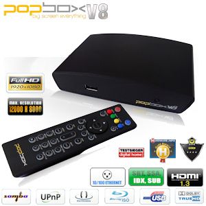 iBood - Popbox V8 Full HD mediaspeler, klein maar krachtig en speelt zowat alles! iBood - Popbox V8 Full HD mediaspeler, klein maar krachtig en speelt zowat alles!