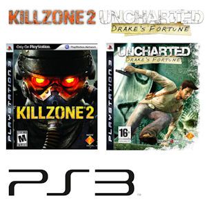 iBood - PS3 Spellenpakket met Killzone 2 en Uncharted: Drake’s Fortune iBood - PS3 Spellenpakket met Killzone 2 en Uncharted: Drake’s Fortune