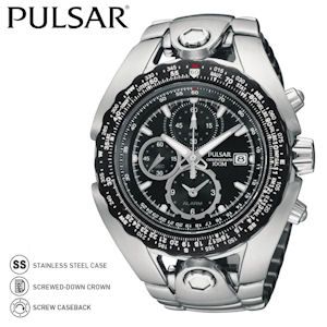 iBood - Pulsar Heren Quartz Chronograaf PF3739X1 Horloge iBood - Pulsar Heren Quartz Chronograaf PF3739X1 Horloge