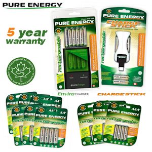 iBood - Pure Energy USB- en Enviro Batterij Oplader met30 x AA en 12 xAAA Rechargeable Battery Pack iBood - Pure Energy USB- en Enviro Batterij Oplader met30 x AA en 12 xAAA Rechargeable Battery Pack