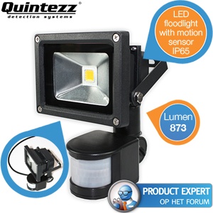 iBood - Quintezz floodlight met bewegingssensor – verlicht in één klap een groot terrein