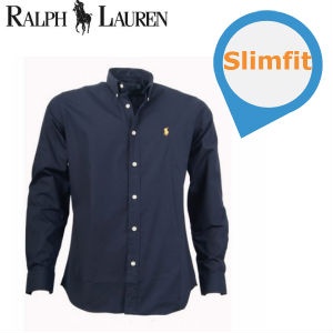 iBood - Ralph Lauren Overhemd Navy - Maat: XL