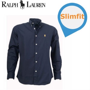 iBood - Ralph Lauren Overhemd Navy - Maat: XL iBood - Ralph Lauren Overhemd Navy - Maat: XL