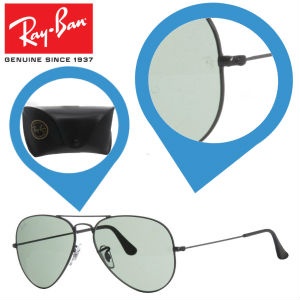 iBood - Ray Ban Zwart Aviator Medium iBood - Ray Ban Zwart Aviator Medium