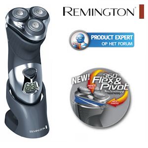 iBood - Remington Oplaadbaar Scheerapparaat met Flex&Pivot Technologie en Titanium Coating iBood - Remington Oplaadbaar Scheerapparaat met Flex&Pivot Technologie en Titanium Coating