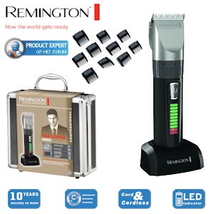 iBood - Remington professionele tondeuse met complete set accessoires in koffer & 10 jaar garantie op de motor iBood - Remington professionele tondeuse met complete set accessoires in koffer & 10 jaar garantie op de motor