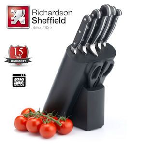 iBood - Richardson Sheffield 6-delig Entertain Edelstalen Messenset iBood - Richardson Sheffield 6-delig Entertain Edelstalen Messenset