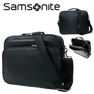 iBood - Samsonite Evolis Office Case Zwart - voldoende fit notebooks met maximaal 15.4inch schermen!