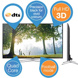 iBood - Samsung 40" 3D Smart-TV met Quad-core processor en football mode iBood - Samsung 40" 3D Smart-TV met Quad-core processor en football mode