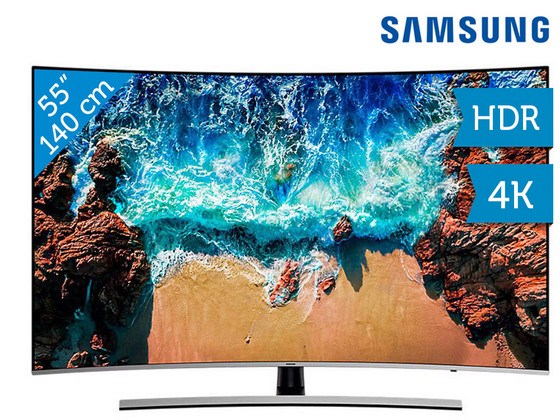 iBood - Samsung 55" Curved 4K TV (100 Hz)