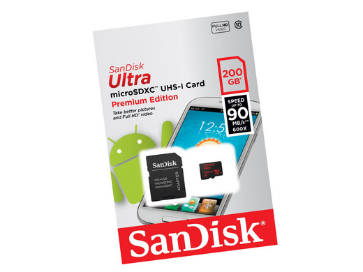 iBood - SanDisk 200GB microSDXC Kaart iBood - SanDisk 200GB microSDXC Kaart