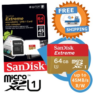 iBood - SanDisk Extreme 64GB class 10 microSDXC iBood - SanDisk Extreme 64GB class 10 microSDXC