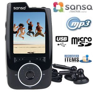 iBood - Sandisk Sansa 4GB Black Multimedia / MP3 Speler Recertified iBood - Sandisk Sansa 4GB Black Multimedia / MP3 Speler Recertified