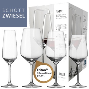 iBood - Schott Zwiesel 24-delige wijnglazenset Taste – Het juiste glas voor elk wijntje!