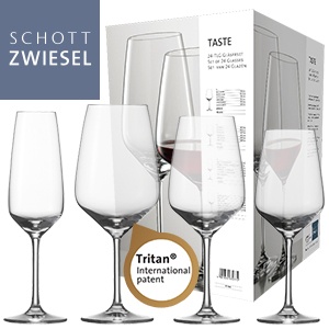 iBood - Schott Zwiesel 24-delige wijnglazenset Taste – Het juiste glas voor elk wijntje! iBood - Schott Zwiesel 24-delige wijnglazenset Taste – Het juiste glas voor elk wijntje!
