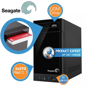 iBood - Seagate Business Storage 2-bay NAS met 6TB iBood - Seagate Business Storage 2-bay NAS met 6TB