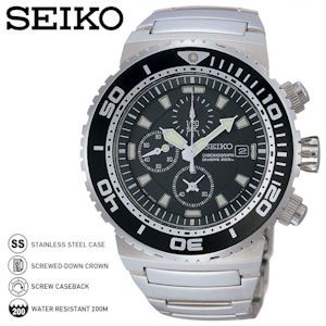 iBood - Seiko Heren Duiker Quartz Chronograaf Horloge SNDA13P1 iBood - Seiko Heren Duiker Quartz Chronograaf Horloge SNDA13P1