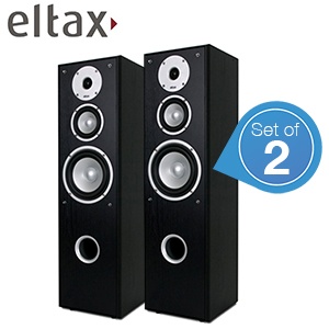 iBood - Set van 2 Eltax Concept zuilspeakers – zwart iBood - Set van 2 Eltax Concept zuilspeakers – zwart