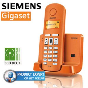iBood - Siemens Gigaset Draadloze Telefoon Limited Edition Oranje iBood - Siemens Gigaset Draadloze Telefoon Limited Edition Oranje