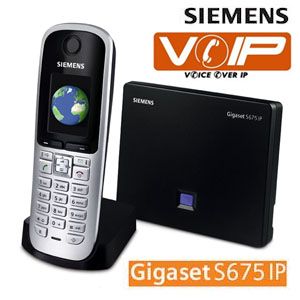 iBood - Siemens Gigaset S675 IP draadloze VOIP telefoon met antwoordapparaat iBood - Siemens Gigaset S675 IP draadloze VOIP telefoon met antwoordapparaat