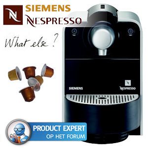 iBood - Siemens Nespresso Design Koffiemachine met €50,- Retour via Nespresso iBood - Siemens Nespresso Design Koffiemachine met €50,- Retour via Nespresso