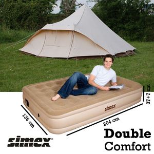 iBood - Simex Luxe luchtbed met Smooth dubbel comfort iBood - Simex Luxe luchtbed met Smooth dubbel comfort