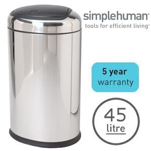 iBood - Simplehuman 45 Liter Teardrop-design Aero Soft Touch Vuilnisbak iBood - Simplehuman 45 Liter Teardrop-design Aero Soft Touch Vuilnisbak