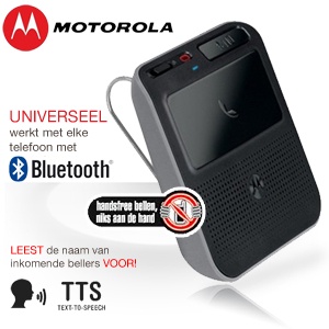 iBood - Slimme, universele, Bluetooth zonneklep carkit van Motorola iBood - Slimme, universele, Bluetooth zonneklep carkit van Motorola