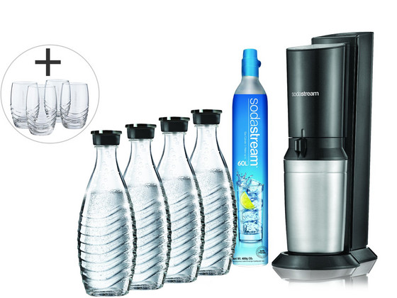 iBood - Sodastream Crystal + Karaffen en Glazen