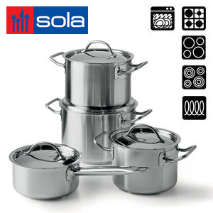 iBood - Sola Profiline 4-delige Pannenset met levenslange garantie iBood - Sola Profiline 4-delige Pannenset met levenslange garantie