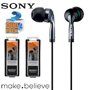 iBood - Sony MDR EX57 LP In-Ear Headphones Duopack iBood - Sony MDR EX57 LP In-Ear Headphones Duopack