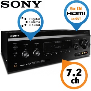iBood - Sony STR-DA3700ES 7.2-kanaals home theater receiver met 5x HDMI iBood - Sony STR-DA3700ES 7.2-kanaals home theater receiver met 5x HDMI