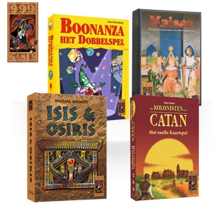 iBood - Spellenpakket met: Boonanza; Het Dobbelspel - De Kolonisten van Catan; Het Snelle Kaartspel – Isis & Osiris – Kaiser iBood - Spellenpakket met: Boonanza; Het Dobbelspel - De Kolonisten van Catan; Het Snelle Kaartspel – Isis & Osiris – Kaiser