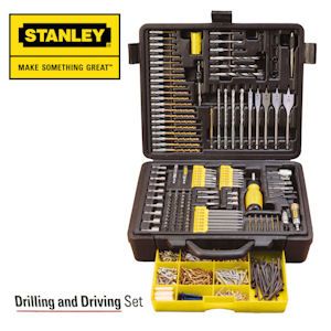 iBood - Stanley 150 Delige Fast Change Boren en Bit Set