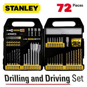 iBood - Stanley 72-delige Fast Change Bits- & Borenset iBood - Stanley 72-delige Fast Change Bits- & Borenset