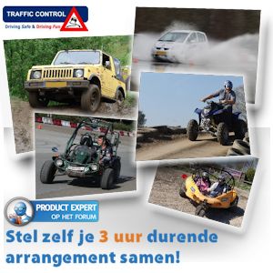 iBood - Stel zelf 3 energieke uren samen uit diverse vette activiteiten als Off-road rijden, Slippen en Quad rijden! iBood - Stel zelf 3 energieke uren samen uit diverse vette activiteiten als Off-road rijden, Slippen en Quad rijden!