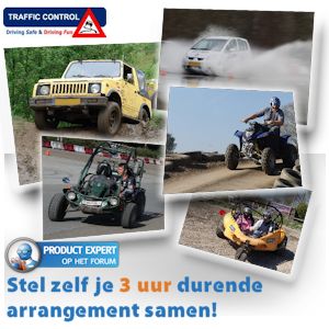 iBood - Stel zelf 3 energieke uren samen uit diverse vette activiteiten als Off-road rijden, Slippen en Quad rijden!