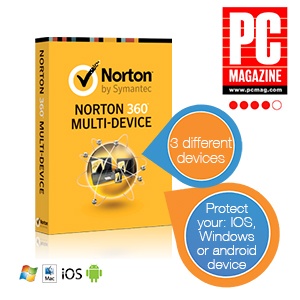 iBood - Symantec Norton 360™ Multi-Device 2014 voor 3 verschillende apparaten