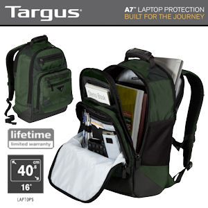 iBood - Targus A7™ Laptop rugzak voor de avontuurlijke laptop-gebruiker iBood - Targus A7™ Laptop rugzak voor de avontuurlijke laptop-gebruiker