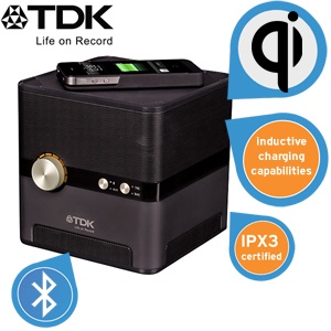 iBood - TDK Q35 Wireless Speaker - laadt* je telefoon draadloos op!
