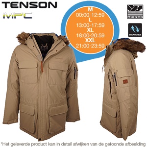 iBood - Tenson Alwyn Casual City Parka Heren – Maat XL iBood - Tenson Alwyn Casual City Parka Heren – Maat XL
