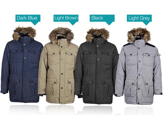 iBood - Tenson Higgins heren-winterjas met afneembare capuchon iBood - Tenson Higgins heren-winterjas met afneembare capuchon