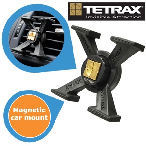 iBood - Tetrax Xway stijlvolle, stevige en schroefloze universele autohouder met Neodymiummagneten iBood - Tetrax Xway stijlvolle, stevige en schroefloze universele autohouder met Neodymiummagneten