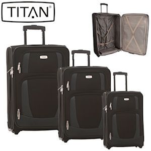 iBood - Titan driedelige set ultralichte trolleys met wielen – stijlvol en praktisch