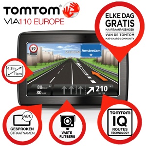 iBood - TomTom Via 110 Europe (refurbished) iBood - TomTom Via 110 Europe (refurbished)